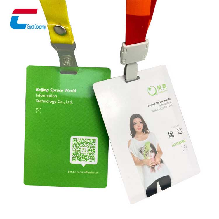 Tarjeta de identificación con fotografía PLA RFID Fabricante de tarjetas de retrato de identificación