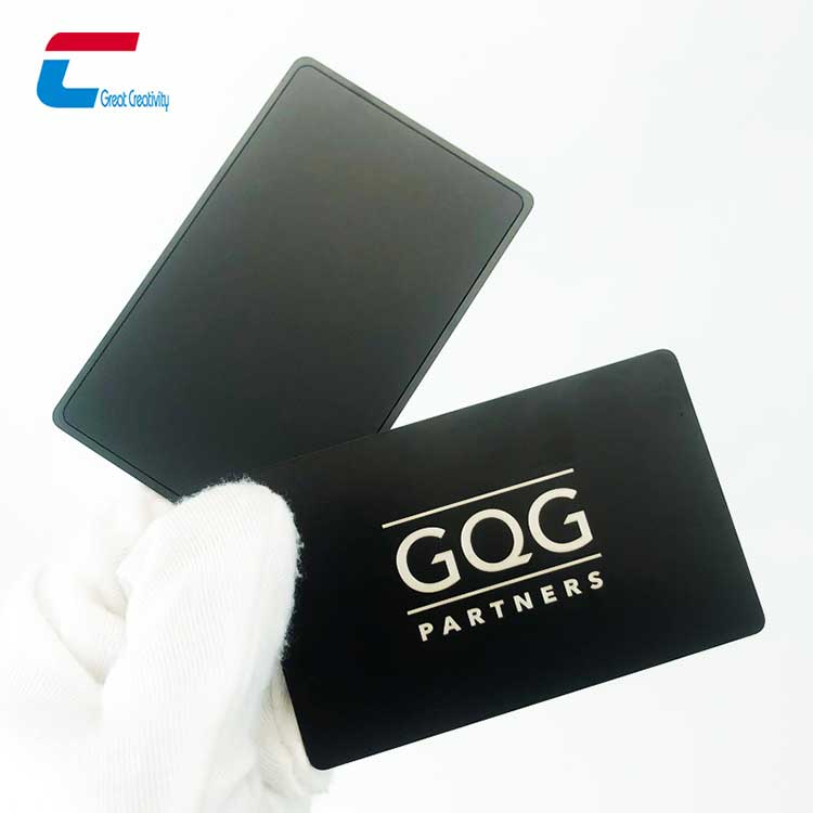 Tarjeta de visita metálica híbrida NFC Fabricante de tarjetas premium empresariales de metal NFC