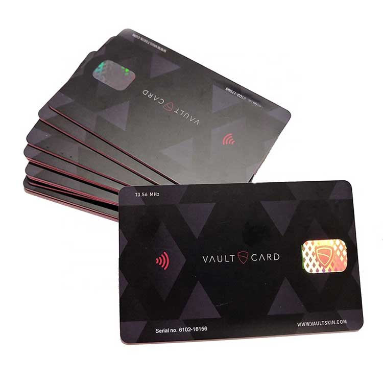 Prix ​​d'usine NFC PLA carte de blocage RFID carte de crédit fabricant de cartes de blocage