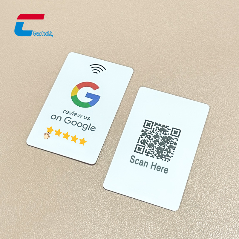 使用 NFC Google 评论卡促进您的业务 - 轻松收集反馈！