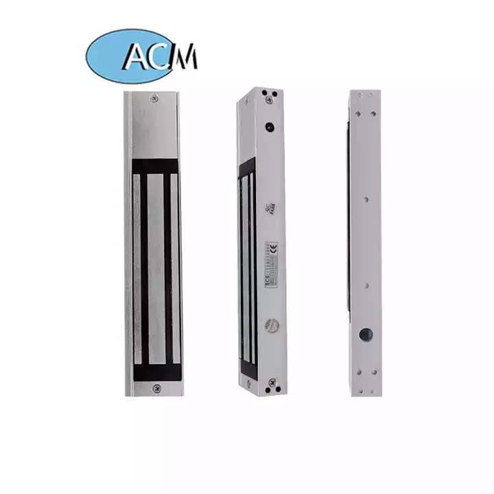 Single Door 12V Electric Magnetic Lock 280KG Electromagnetic Locker Door Safety Frameless Glass 280kg Access Control EM Lock