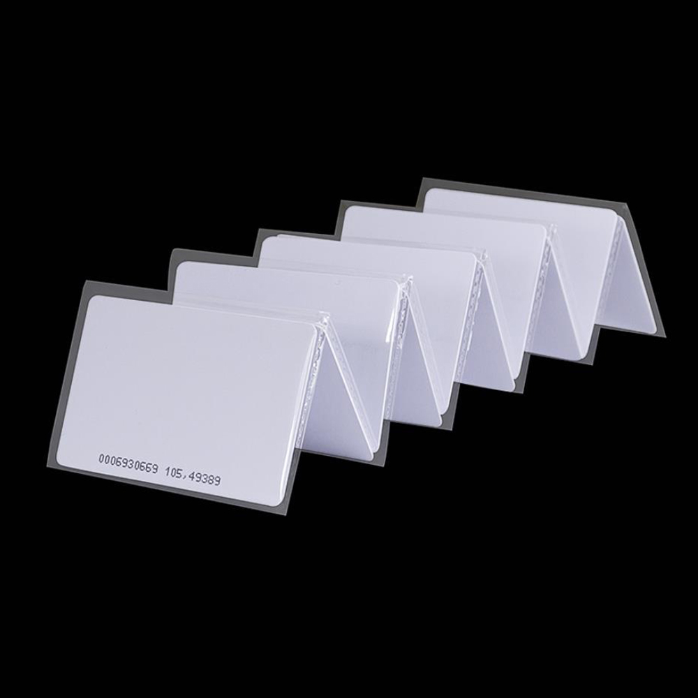 EM4200 호텔 키 카드 LF 비접촉식 ID 카드 흰색 공백 ​​125Khz RFID 카드