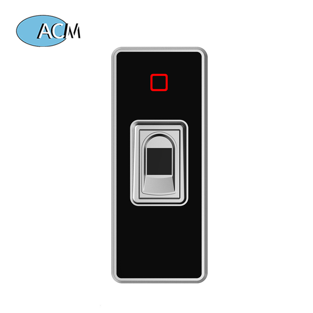 Caja de Metal resistente al agua puerta RFID independiente Control de acceso de huellas dactilares Wiegand 26/34 lector de tarjetas de proximidad de Metal RFID