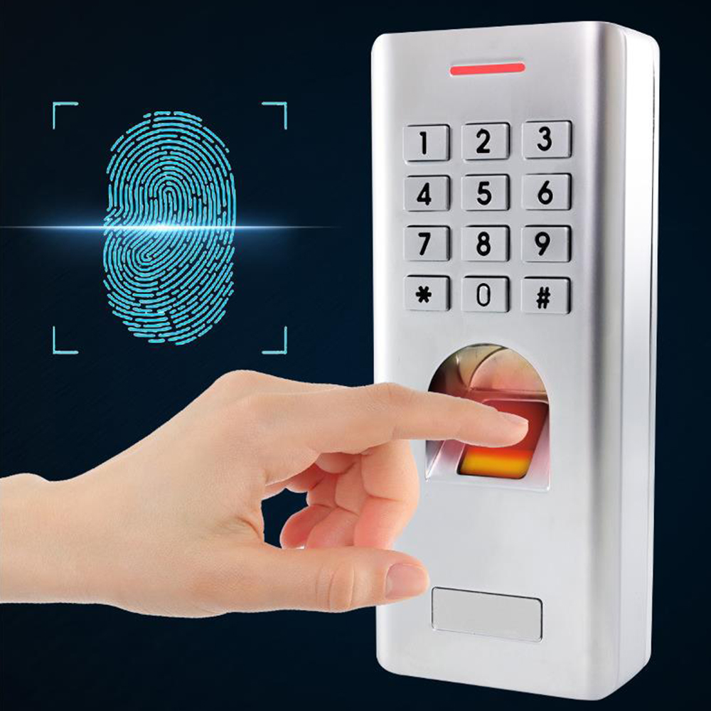 ACM-209F Outdoor Waterproof Metal Case Biometric Fingerprint RFID Reader For Access Control System
