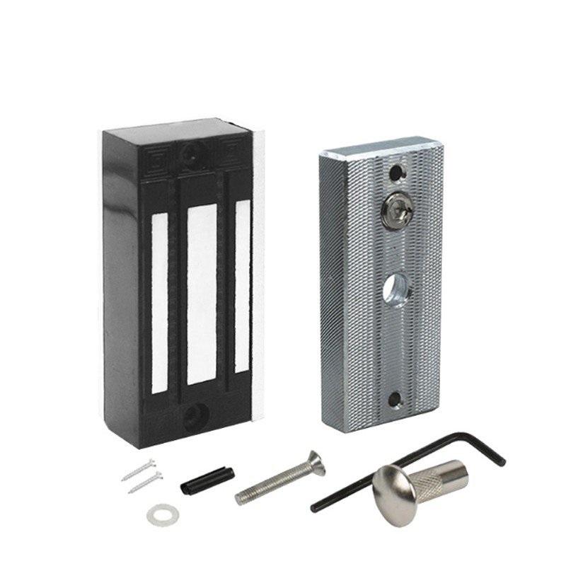 DC12V /24V Electromagnetic Lock Magnetic Lock 60Kg/100Lbs Holding Force For Showcase Cabinet Door Frameless Glass lock