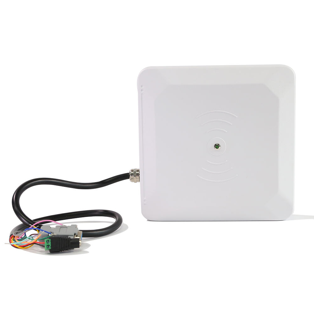 UHF Integrative 5-7 Meters Long Range RFID Reader with 8dbi Antenna RS232/RS485/Wiegand26 port
