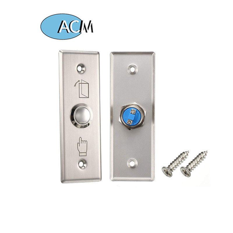Botón de salida, interruptor de puerta, botones de liberación de abridor de acero inoxidable para Control de acceso, cerradura electrónica de puerta