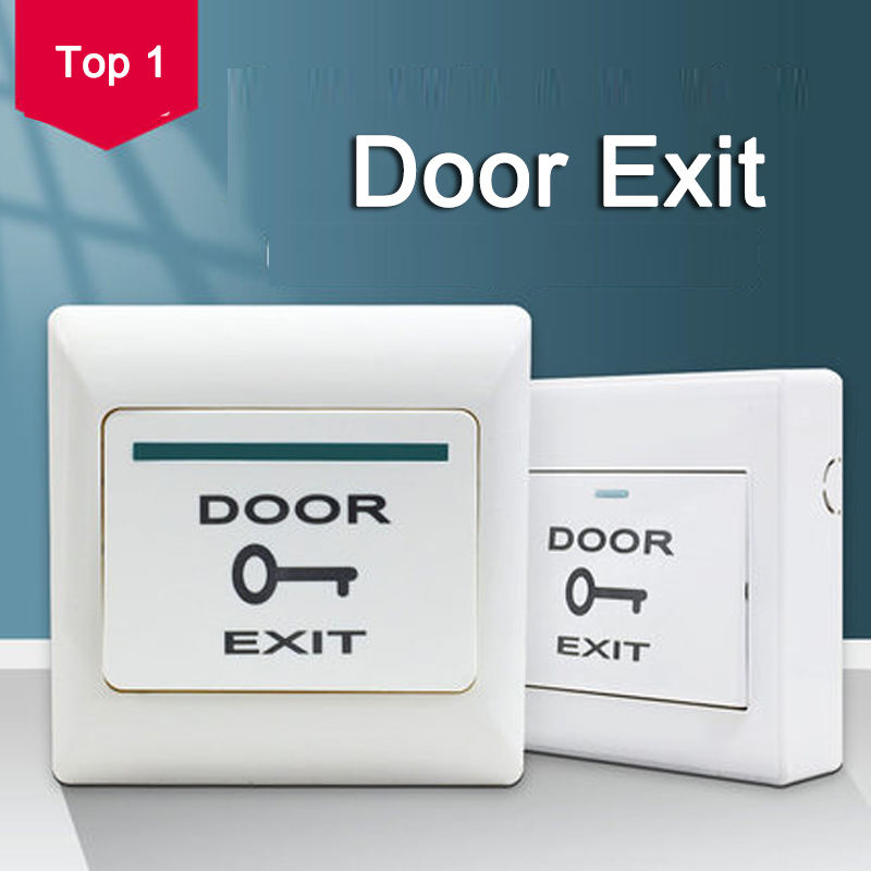 用于门禁系统电子门锁的门出口按钮释放按钮开关嵌在墙上