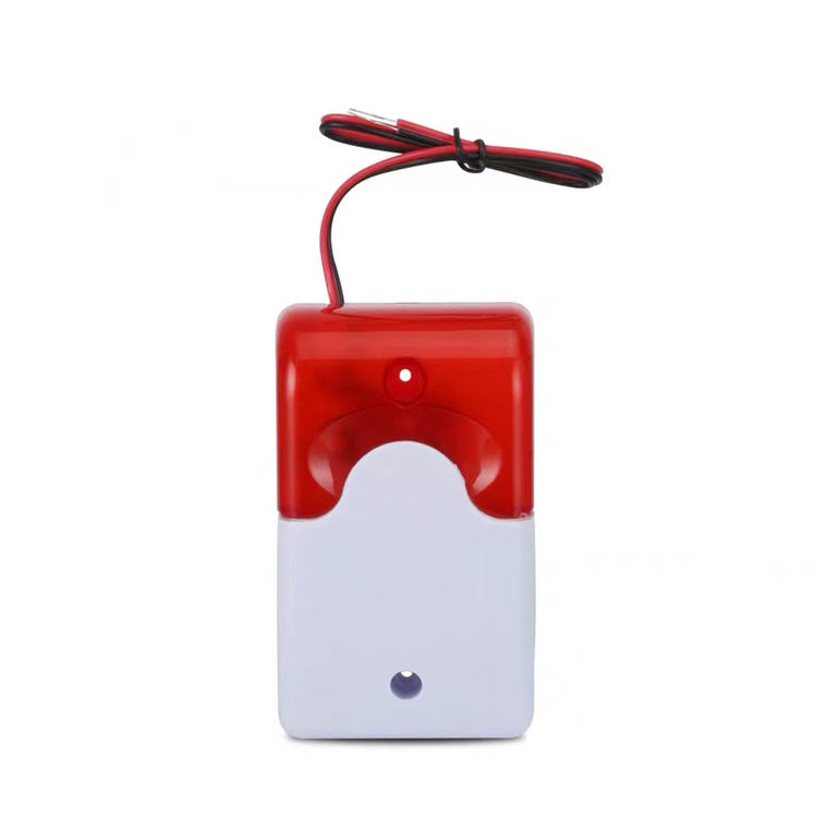 Flash LED lumière stroboscopique sirène 12V travail pour GSM PSTN système d'alarme vocale de sécurité à domicile