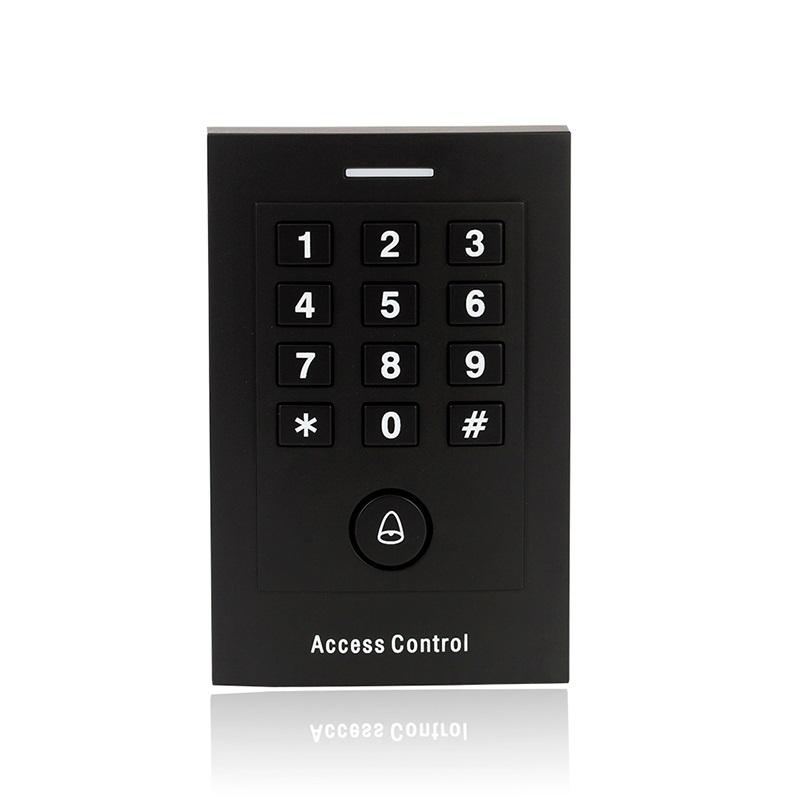 انتقاد نظام التحكم في الوصول إلى باب بطاقة RFID مع جرس الباب ومؤشر LED