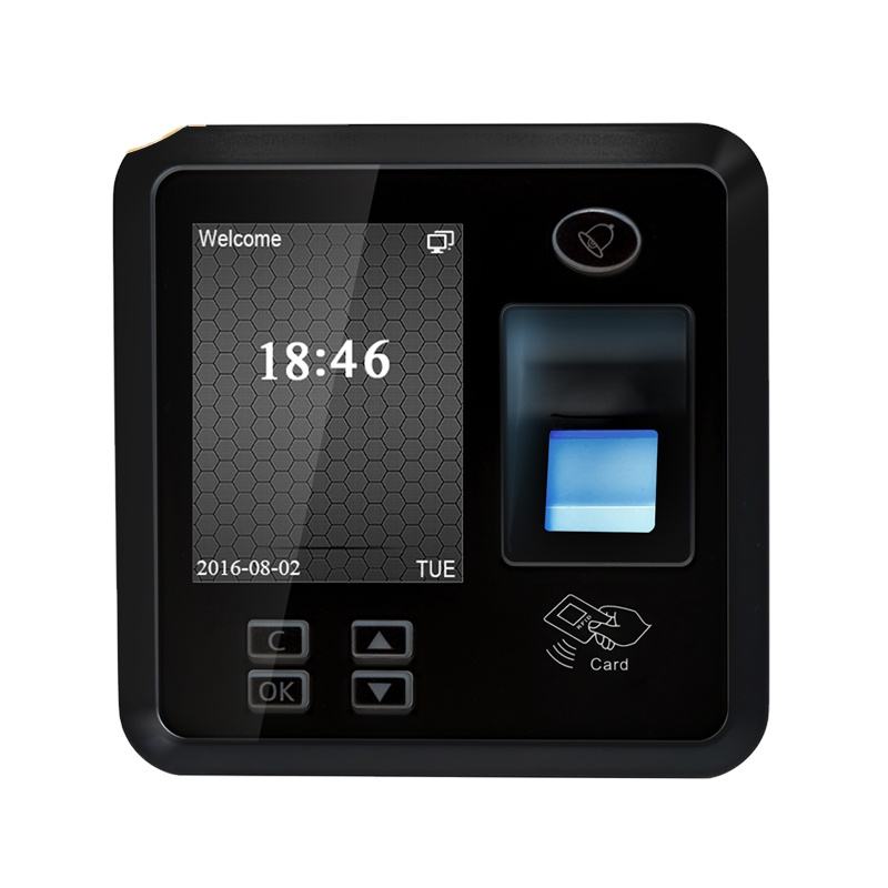 Nuovo 2,8 pollici biometrico Time Swipe Card e macchina per la rilevazione delle impronte digitali