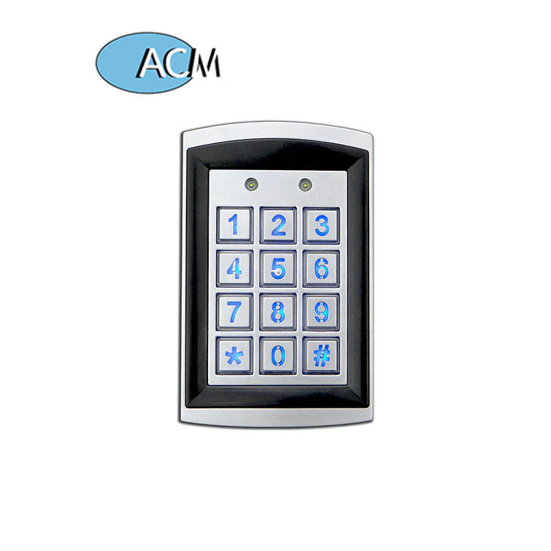 Pasivo al aire libre impermeable Wiegand 125 KHz EM tarjeta RFID proximidad sistema de entrada de puerta independiente teclado Control de acceso