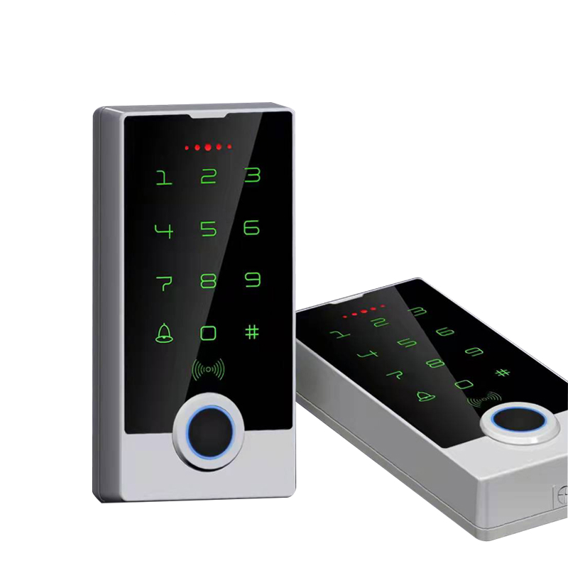 Système de contrôle d'accès biométrique par empreintes digitales Contrôle d'accès de porte Lecteur de carte RFID Support mot de passe pour une utilisation en extérieur
