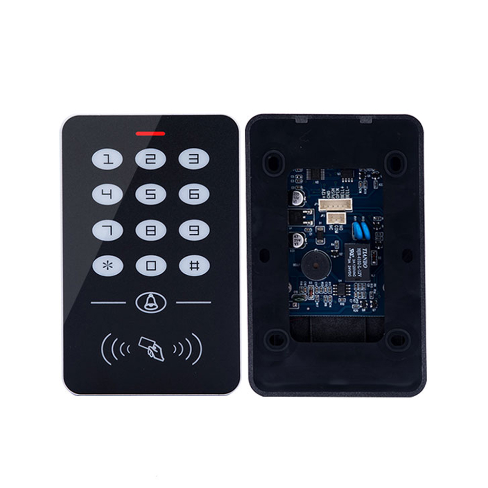Sistema di controllo accessi porta impermeabile Tastiera autonoma Scheda Rfid Controller di accesso per ingresso porta con impronte digitali