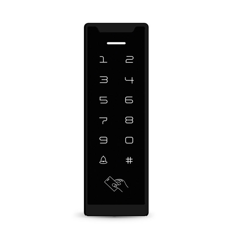 Goldbridge 125 khz rfid controle de acesso autônomo teclado controlador de acesso leitor 1000 usuários para sistema de segurança de entrada de fechadura de porta