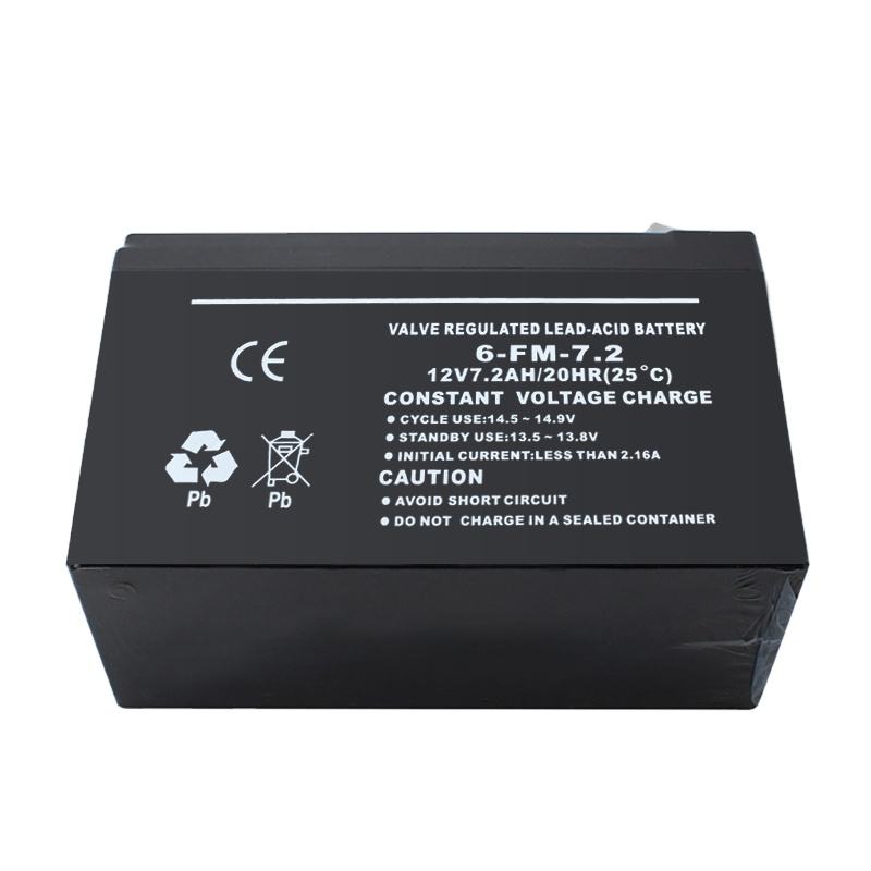 Batería de almacenamiento de batería de respaldo de 12V 7A para fuente de alimentación de respaldo