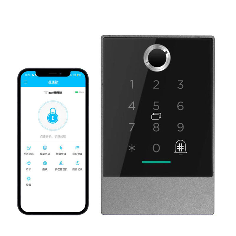 access control keypad IP66 Waterproof Standalone TTlock Fingerprint Access Control