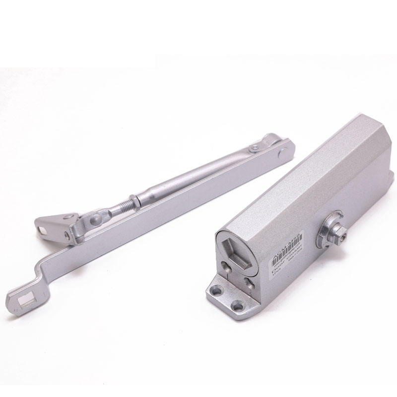 Aluminum alloy hydraulic heavy duty automatic door closer with sliding arm bearing 60-80kg door weight