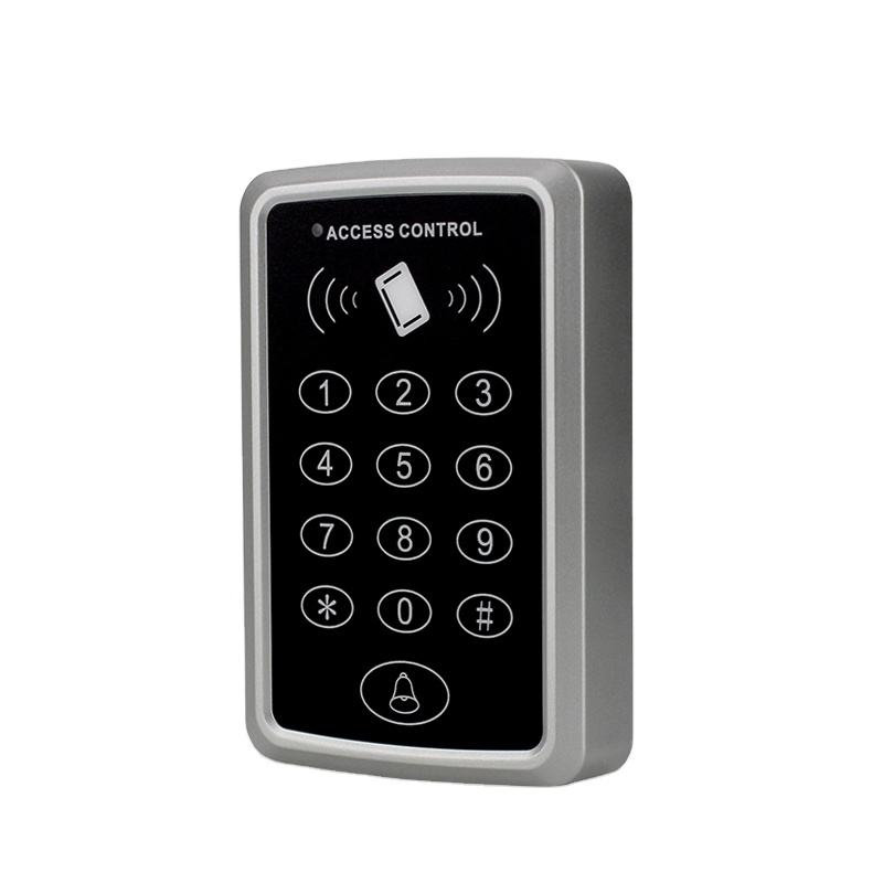 قارئ رمز RFID لوحة مفاتيح الباب PIN Code Reader مع جرس الباب