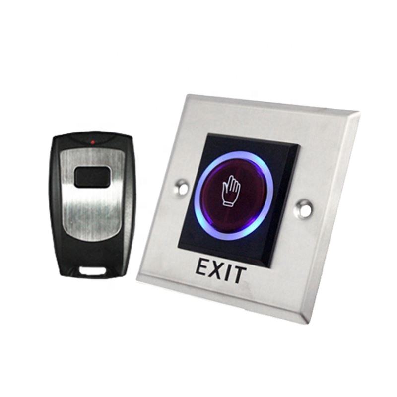 Mando a distancia eléctrico, Sensor infrarrojo, botón de salida, pulsador impermeable, botón de salida sin contacto