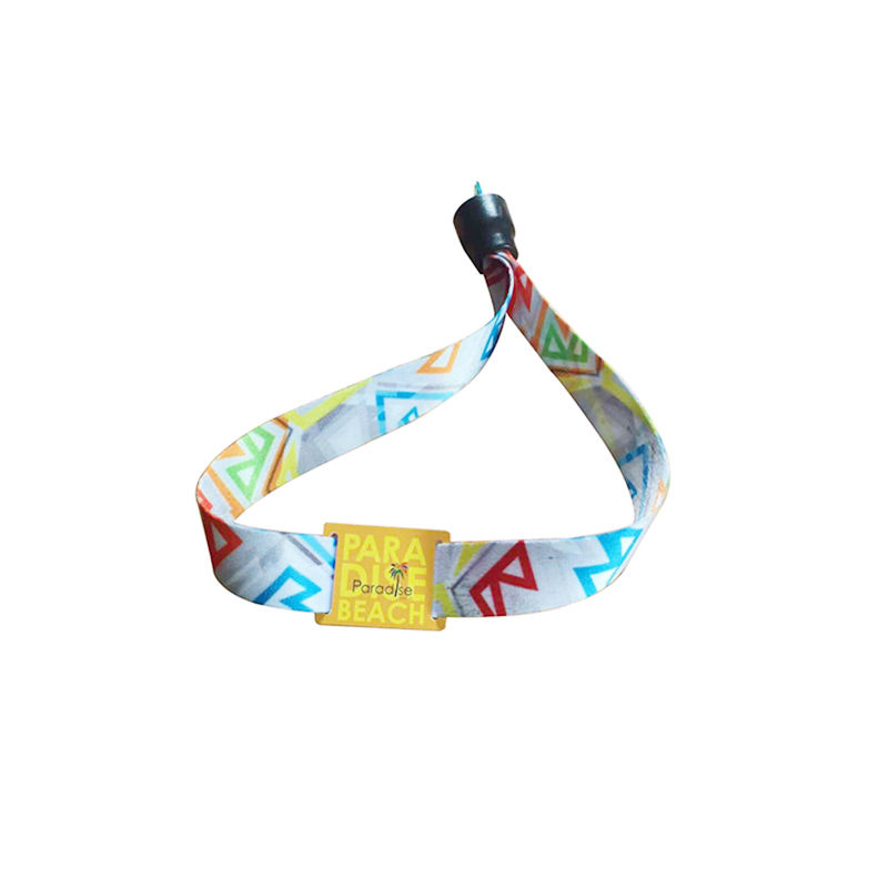 custom fabric nfc rfid locker wristband disposable nylon nfc smart bracelet for events