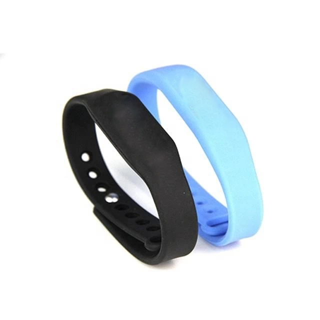 Waterproof nfc silicone bracelets rfid cashless payment wristband NTAG215 nfc bands