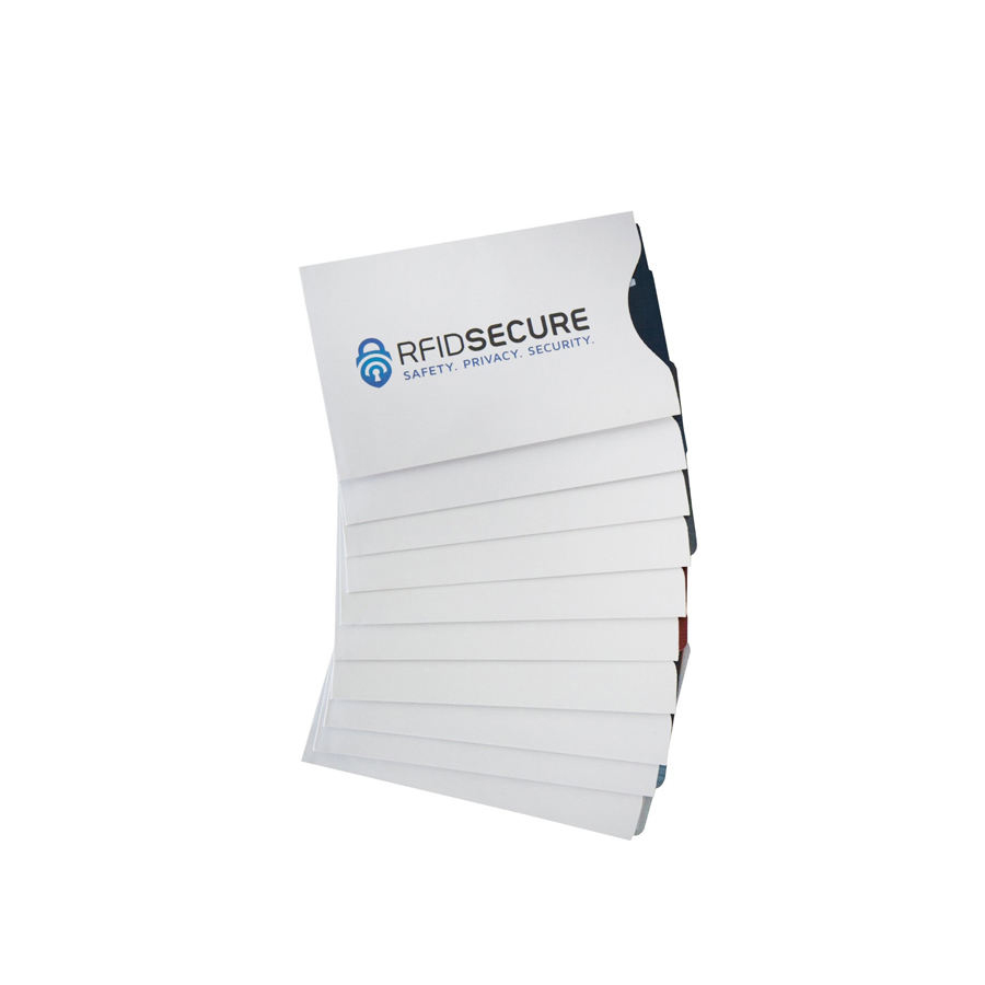RFID ブロッキング カード保護スリーブ クレジット カードの安全な保護