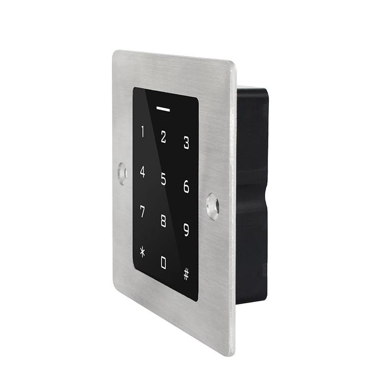 kapı erişim kontrolü tuş takımı LED RFID 125KHz EM Kart gömülü kapı erişim su geçirmez gömülü erişim kontrolü Kapı kilidi