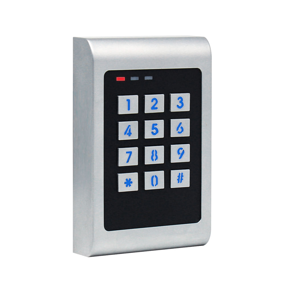 Newest Tri-Color LED Metal Keypad Access Control System,125KHz Proximity RFID System with Tuya WiFi for Optional