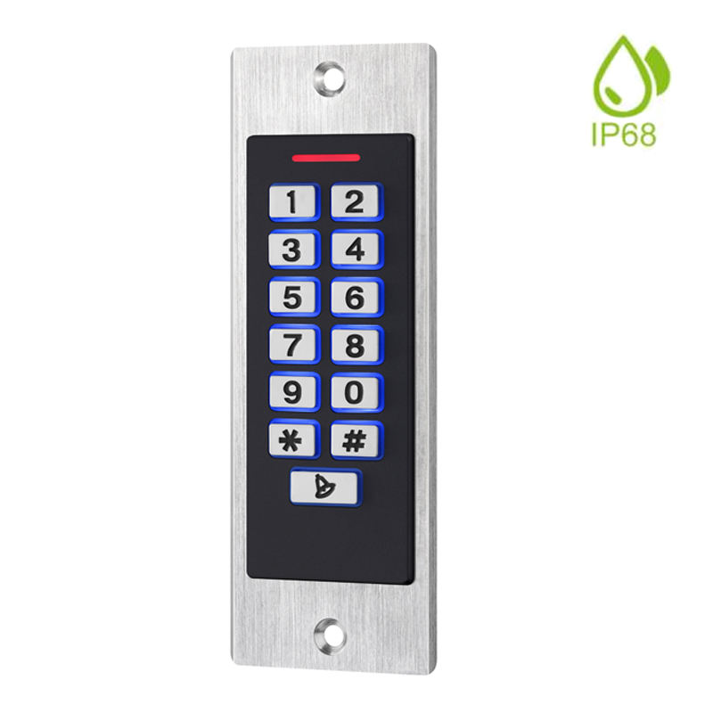 IP68 wasserdichte, eigenständige Fingerabdruck-Zugangskontrolle für das Zugangskontrollsystem im Innen- und Außenbereich