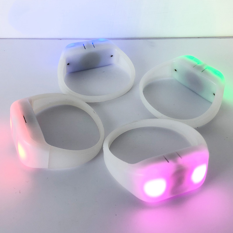 Bracelets LED NFC sans fil pour événements spéciaux de Festival, lumières clignotantes LED, Festivals, Concerts, bracelet NFC