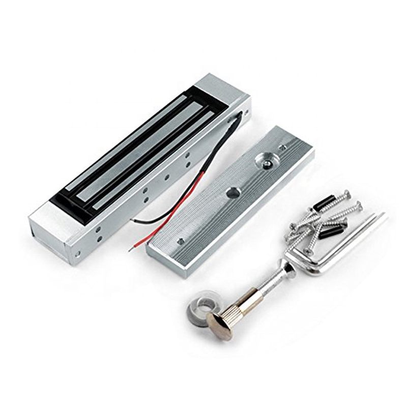 Cerradura magnética EM de 180KG 350lbs para sistema de Control de acceso, cerradura magnética de 12V CC para puerta de aluminio