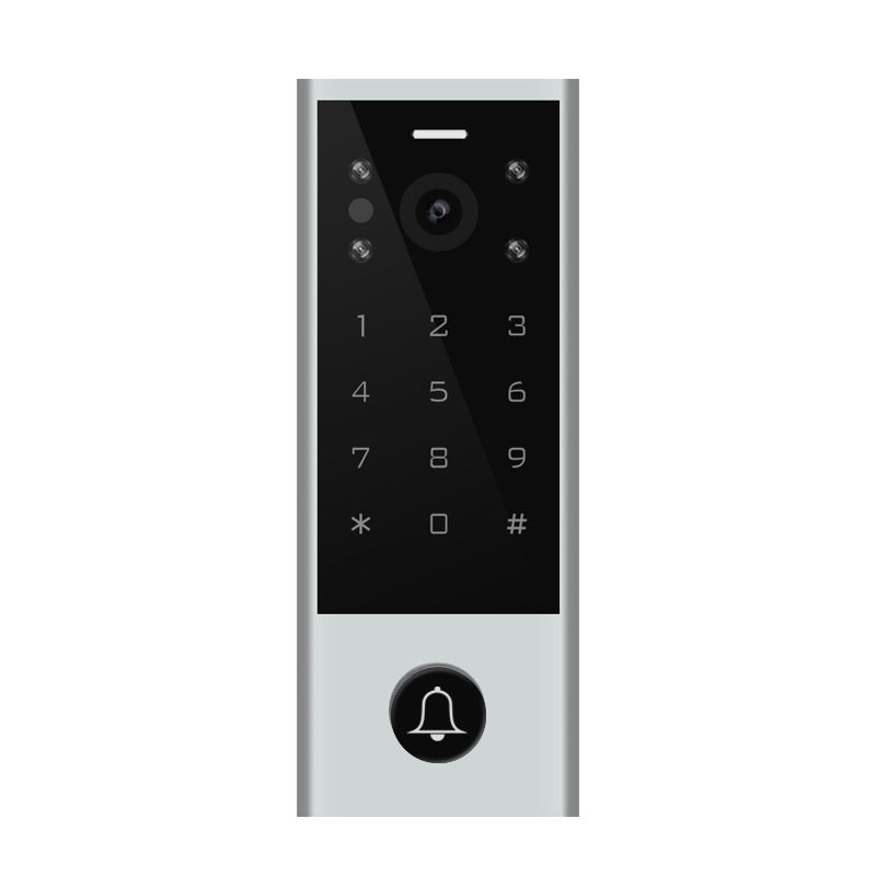 最新のスマート WiFi ビデオ インターコム アクセス、防水デジタル タッチ キーパッド アクセス コントロール指紋ドア ロック、Tuya アプリ付き
