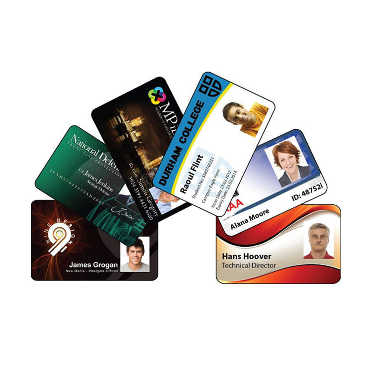Wholesale Full Color Personalized Printing PC Badge Materia card PVC Card With Laser printing film Chip card - COPY - fd2nat