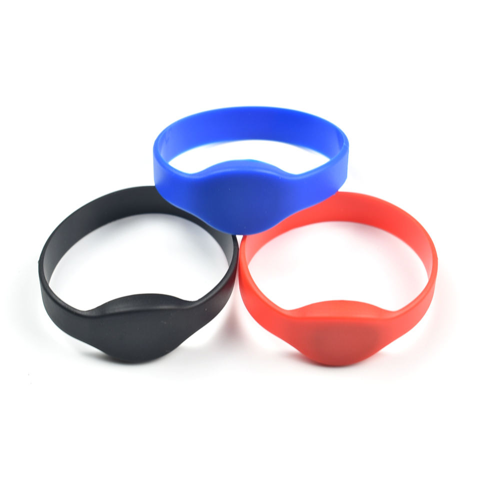 13.56MHz RFID NFC Rewritable Proximity Smart UID cambiable 1K S50 Bloque 0 Writable Silicone Wutband