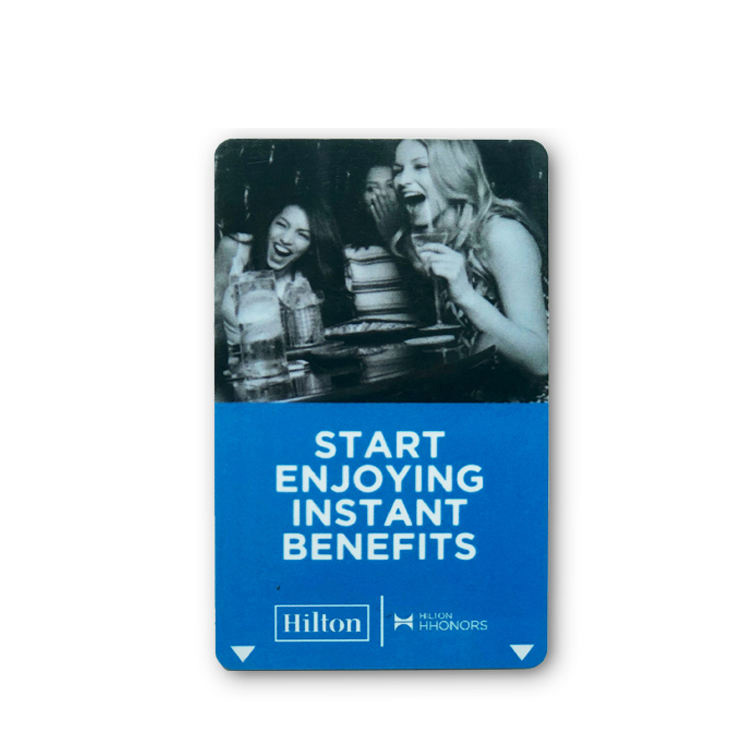 100% Recyclable PVC MIFARE DESFire EV1 RFID NFC Hotel Key Card With Chip
