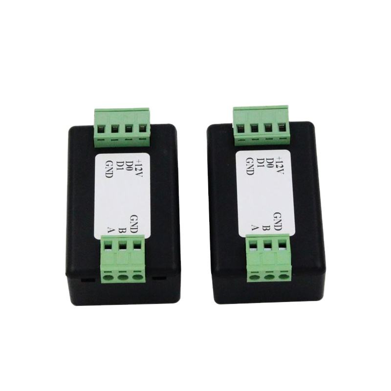 Goldbridge Wiegand RS485 convertidor WG con botón de salida, conmutación de señal, transmisión bidireccional, Lector de Control de Acceso