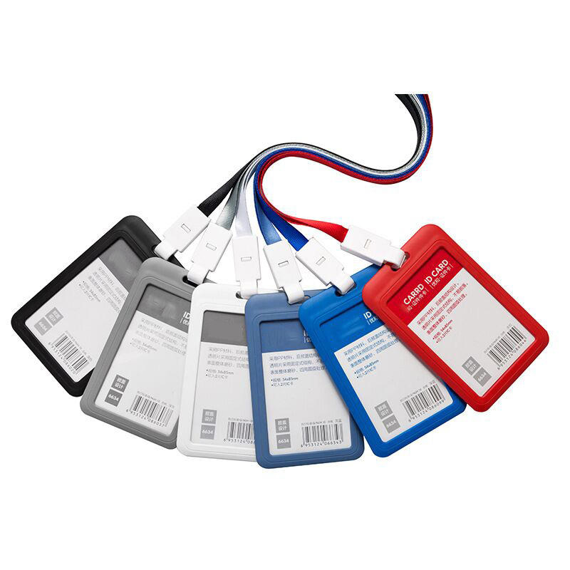 Lanière faite sur commande d'insigne de sangles de tour de cou d'impression de sublimation de polyester avec le porte-carte de NFC de nom d'identification