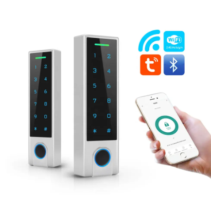 Contrôle d'accès intelligent par empreinte digitale Secukey Metal Tuya avec application Tuya