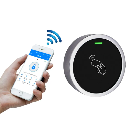 TTLock 13,56 MHz IC NFC lector de tarjetas al aire libre Mini impermeable IP66 TT Lock RFID controlador de acceso