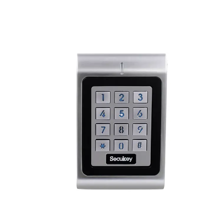Clavier d'accès rfid en métal pour l'extérieur, 12 ~ 28V AC/DC, 2 portes, contrôleur d'accès autonome