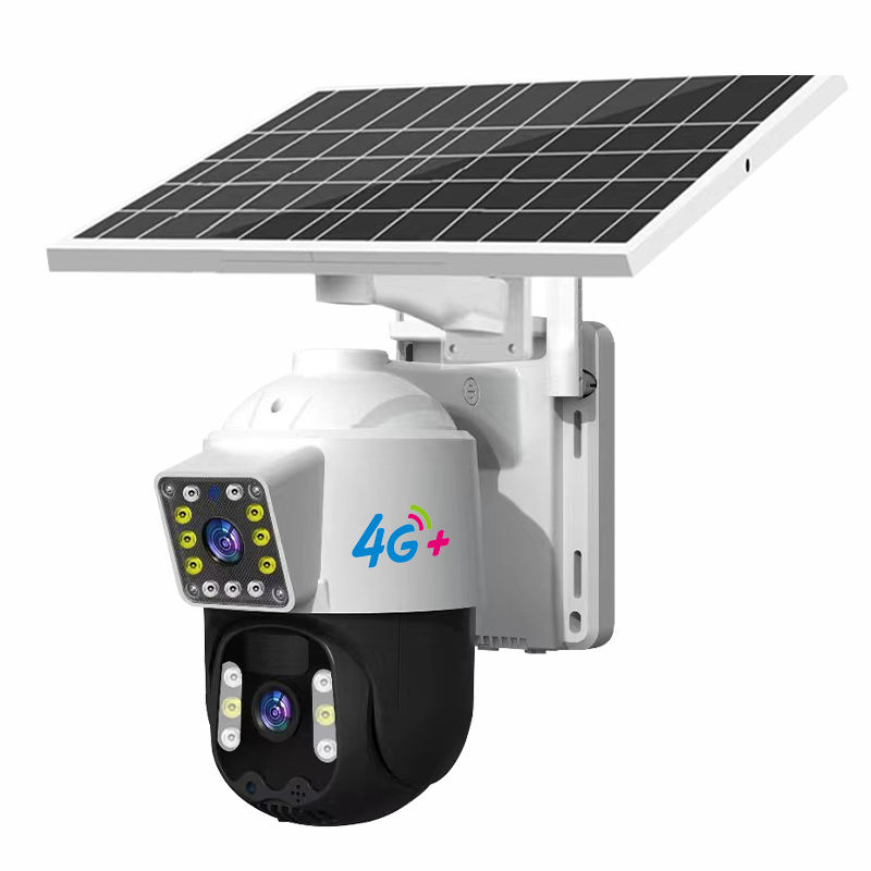 Cámara solar 4G V360PRO para exteriores, tarjeta SIM, circuito cerrado solar, TV, cámara PTZ 1080P, batería de seguridad Solar inalámbrica
