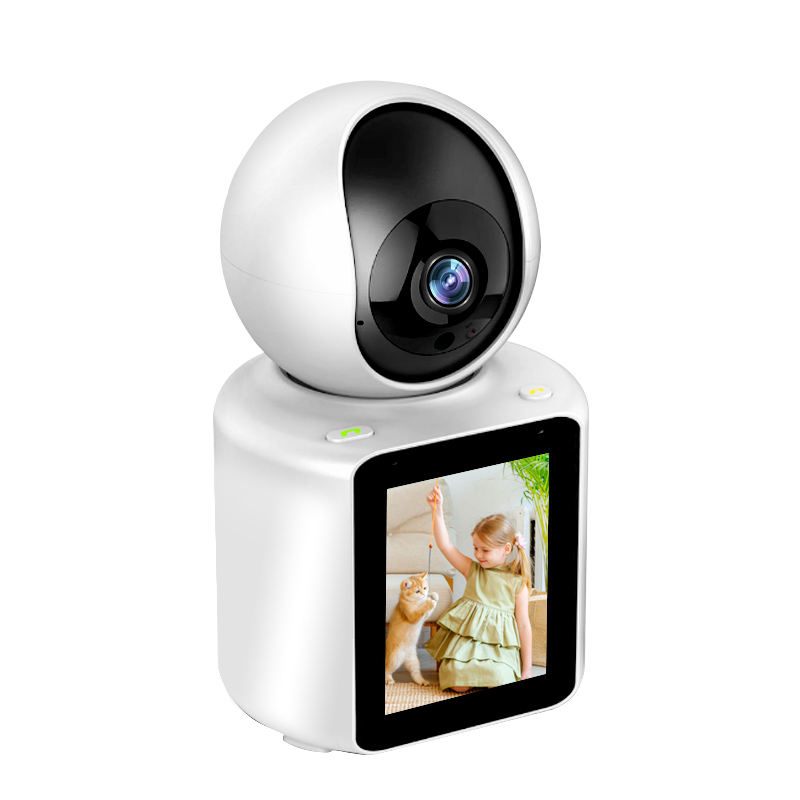 Videollamada inalámbrica Wifi para interiores de 3MP con movimiento y seguimiento de red controlada por control remoto Cctv cámara de monitoreo de bebés segura para el hogar