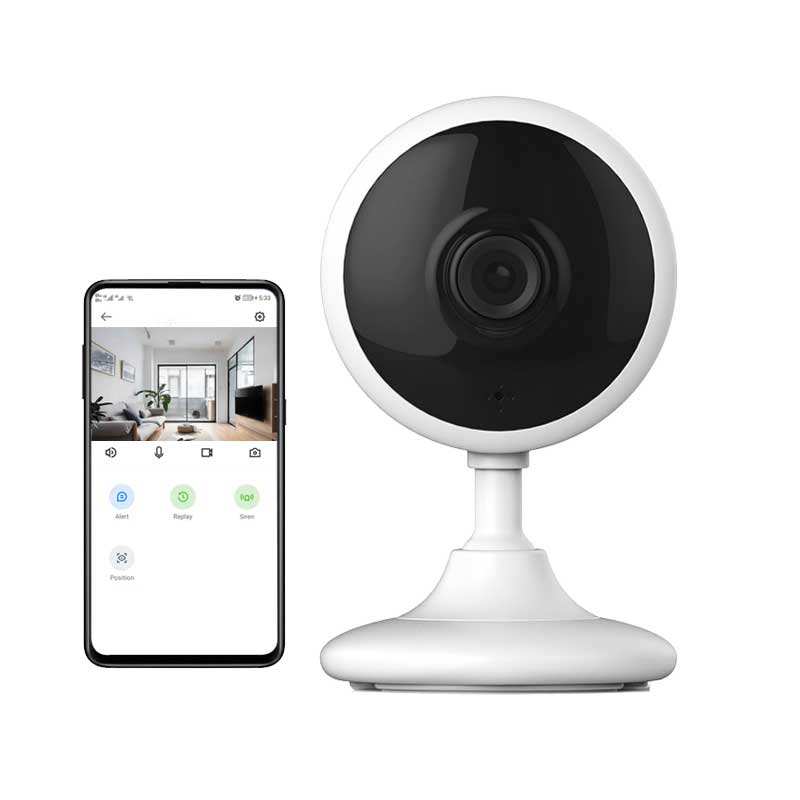 Cámara de seguridad para el hogar inalámbrica, videocámara de red interior IP con audio bidireccional, 720P, 1080P, visión nocturna, wifi, precio bajo
