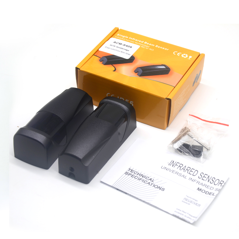 Sensores de fotocélula de inducción infrarroja, transmisor y receptor, control remoto para puerta de garaje, interruptor de luz