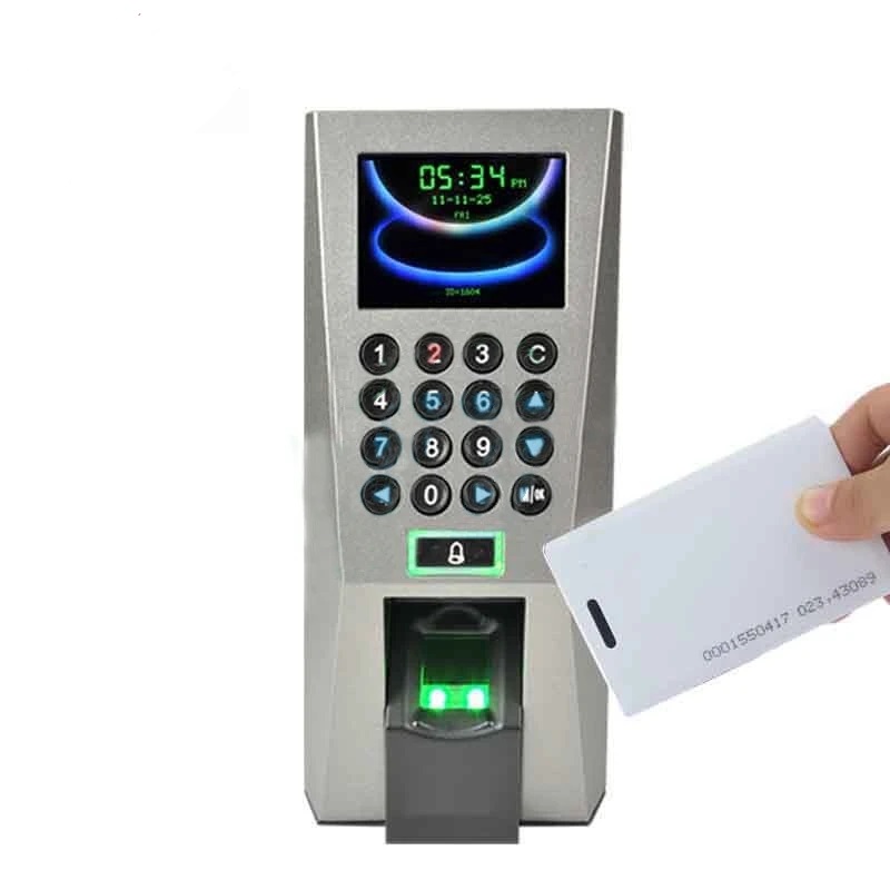 ZK F18 Tarjeta de huella digital 125KHZ Sistema de Control de Acceso de puerta TCP/IP tiempo de asistencia biométrico 3.000 controlador de acceso de puerta de usuario
