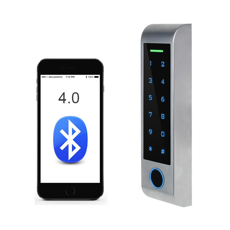 Intégré à l'application TTLock IP66 étanche IC RFlD contrôleur d'accès par empreinte digitale système de contrôle d'accès intelligent