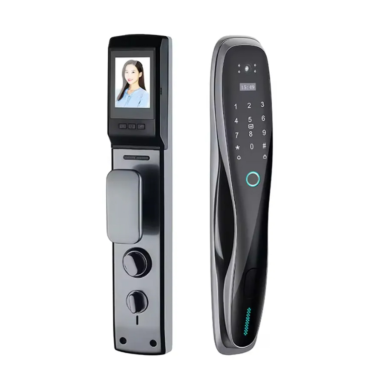Tuya-cerradura Digital inteligente con huella dactilar, dispositivo de cierre biométrico automático, tarjeta Rfid Ic, combinación de aplicación Wifi, cerradura de puerta de seguridad para el hogar