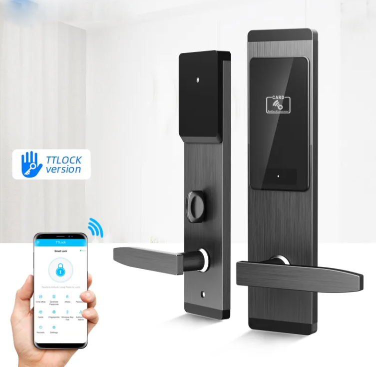 Vente chaude et bonne qualité serrure intelligente avec système nouvelle serrure de porte portable guangdong hyh matériel serrure d'hôtel