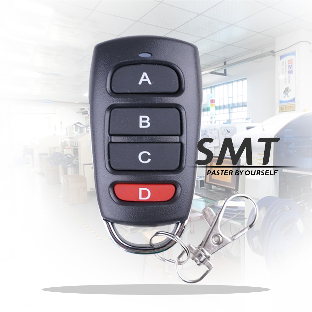 Bon prix pour la télécommande sans fil à 4 bouts de fil 433 MHz 315MHz de type en double type d'apprentissage RF Remote de rechange